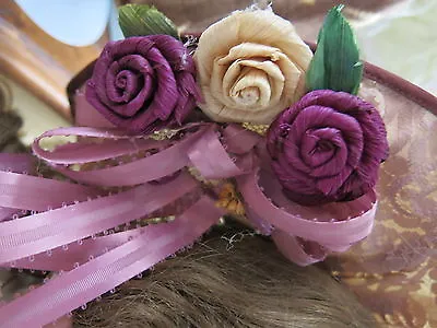 Corn Husk Flowers Millinery Hat Making Supplies Crafts Pink • $3.29