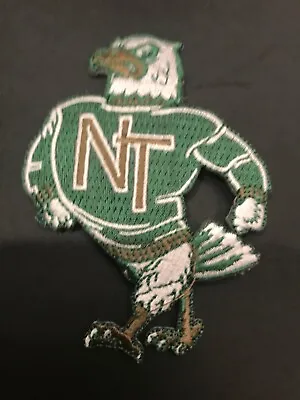 $6.79 • Buy North Texas University Eagles Mean Green Vintage  Embroidered Iron On Patch 3.5”
