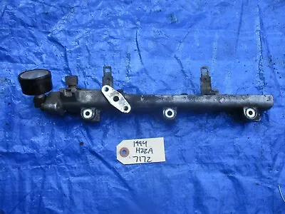 93-01 Honda Prelude Fuel Rail Assembly With Gauge H22 H22A4 Motor VTEC OEM H22A • $69.99