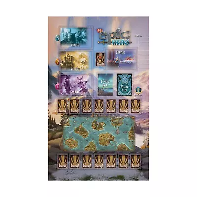 Board Game Tiny Epic Vikings - Game Mat NM • $24.99