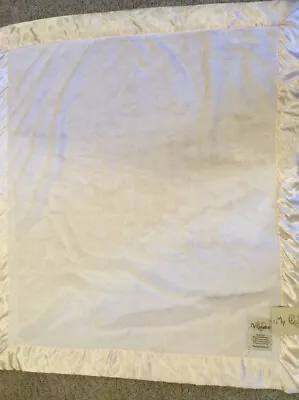 NWT My Blankee Cream Luxe W/ 3” Cream Satin Trim 30 X 33 • $25.99