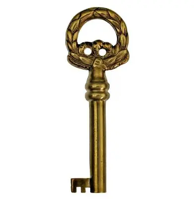 Vintage Key - Brass Wreath GRAMOPHONE / PHONOGRAPH Key 2⅝  - Ref.k798 • $67.70