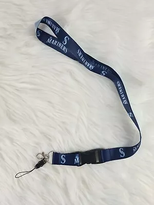 🔥NEW🔥 Seattle Mariners  KeyChain Badge Holder MLB Lanyard Detachable Clip • $3.99