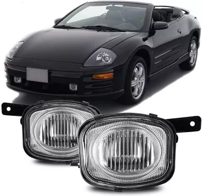 For 2000 2001 2002 Mitsubishi Eclipse Fog Lights Front Driving Lamp Clear Bumper • $39.99