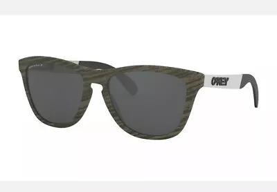 Oakley Frogskin Mix Sunglasses - Woodgrain W/ Prizm Black Polarized • $129.95