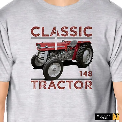 Classic Tractors Massey Ferguson 148 Inspired Retro T-Shirt • £17.50