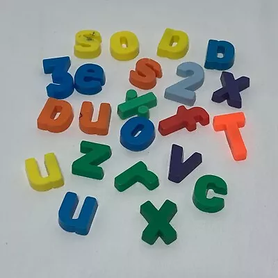 Vintage Lot Of Assorted Plastic Magnetic Letters And Numbers • $2.99