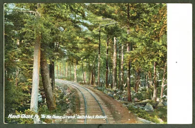 Home Stretch Switchback Ry Mauch Chunk PA Undivided Back Postcard 1900s • $6.39