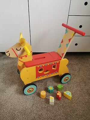 £20 • Buy 🌟 Janod Ride On Push Along Wooden Llama Shape Sorting RRP £74.99 🌟