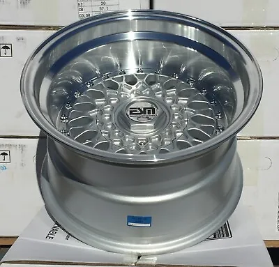 ESM-002R Wheels Rims Silver 15x9 -20 5x100 4x100 VW Jetta GTI Golf  5  LIP • $760