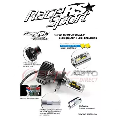 Race Sport Headlight Conversion Kit For 2001-2009 Mercedes-Benz CL600 - Zv • $79.24