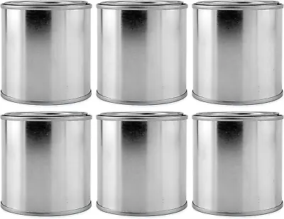 Cornucopia Metal Paint Cans With Lids (1/2 Pint Size 6-Pack) 1-Cup Capacity Em • $22.72