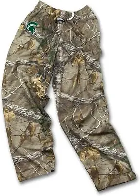 Zubaz Michigan State Spartans Men M - 2XL Real Tree Camo Print Pants C1 2156 • $25.49