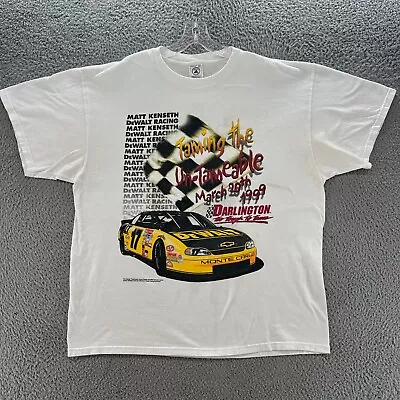 Vintage Nascar Shirt Mens Extra Large DeWalt Racing Matt Kenseth 90s Y2K Tee • $28.48