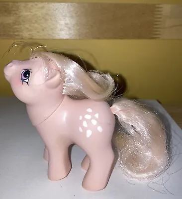 My Little Pony G1 BABY COTTON CANDY Light Pink W/ Pink Hair Hong Kong - 1984  • $5.99