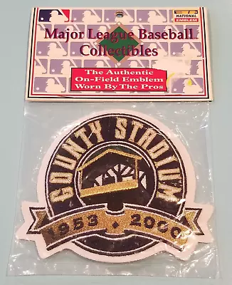 County Stadium Jacket Jersey Patch Emblems Milwaukee Brewers 1953-2000 • $12.99