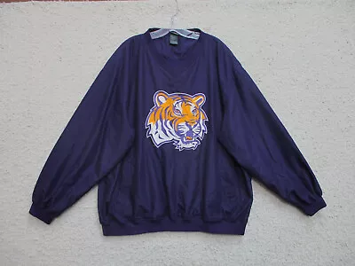 Pro Edge LSU Tigers Jacket Extra Large Adult Purple Vented Crew Neck Pockets Men • $12.75