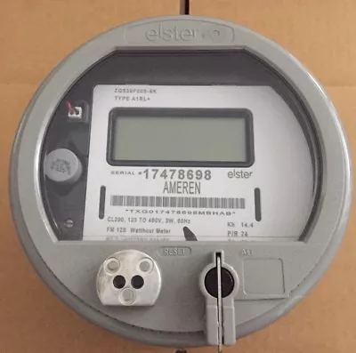 Elster Watthour Meter (kwh) Alpha A3t Fm12s 200a 5 Lug 3wire 120v - 480v • $69.49