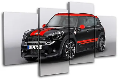 Mini John Cooper Works Cars MULTI CANVAS WALL ART Picture Print VA • £39.99