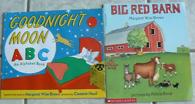 $5.50 • Buy Big Red Barn / Goodnight Moon ABC Alphabet Book, Margaret Wise Brown PBs, Cute!