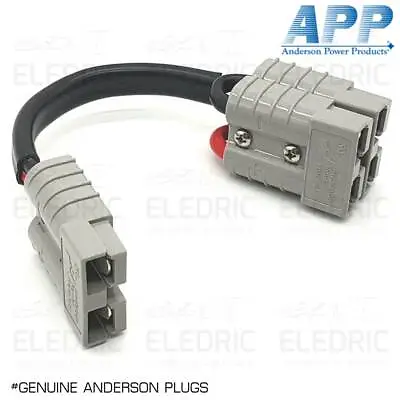 Genuine Anderson Plug Double Adapter Lead 8b&s Twin Cable 12v App X1 • $22.50