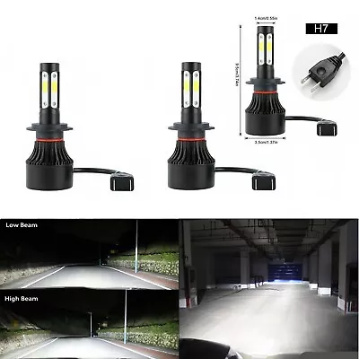 LED Headlight Bulbs Globes H7 X 2 For Holden Captiva CG SUV 2.4 2011-2018 • $24.98