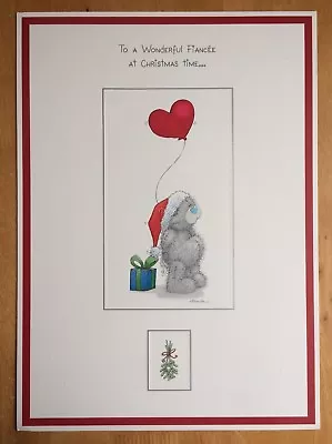 'Fiancée' Me To You Jumbo Christmas Card - Tatty Bear - 16 X11.5  - Xmas  XXL • £4.99