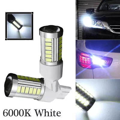 2pcs Car Auto Back Up Reverse LED Lights Bulbs Accessories 6000K White Universal • $5.86