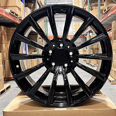 18  S63 Amg Style Gloss Black Wheels Rims Fits Mercedes Benz Cls500 Cls550 • $819