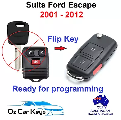 Remote Flip Key Ford Escape  2001 2002 2003 2004 2005 2006 2007 2008 2009 - 2012 • $59