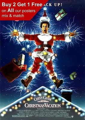 National Lampoons Christmas Vacation 1989 Movie Poster A5 A4 A3 A2 A1 • £15.99