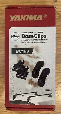 Yakima Baseclip Pair BC 163 BC163 8006163 Streamline Baseline Tower System-FAST! • $59.99