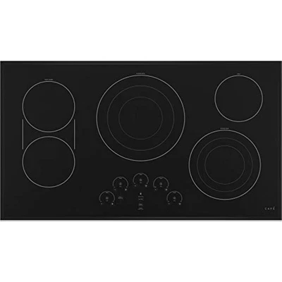 $1999 • Buy Cafe CEP90361NBB 36  Electric Cooktop With 5 Elements Black Ceramic Glass Touch