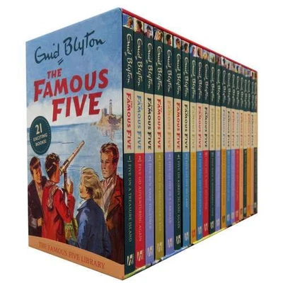 £37.99 • Buy Famous Five 21 Series Books Box Set Pack Collection By Enid Blyton PB NEW