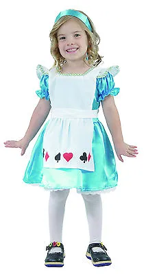 £5.99 • Buy Girls Toddlers Alice In Wonderland Fancy Dress Costume Fairytale  2 - 4 Years 