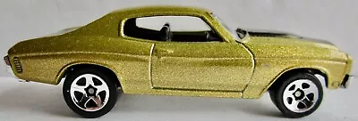 Hot Wheels 70 Chevelle Ss #107 2000 Mainline Series Gold With China Base • $2