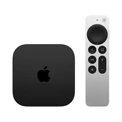 Apple TV 4K 3rd Generation 64GB WiFi Media Streamer Black MN873LL/A • $99.99