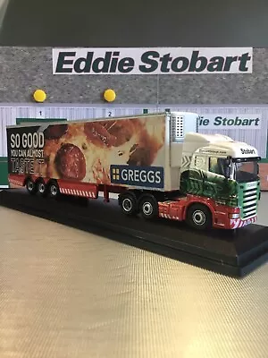 1/76 Eddie Stobart Scania Truck And Code 3 Greggs Trailer  • £23