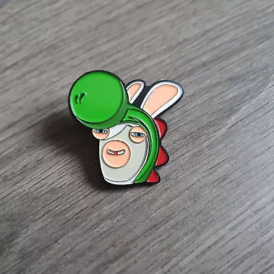 Mario Rabbids Kingdom Battle Yoshi Pin Badge Rare Promo Switch Nintendo • £9.99