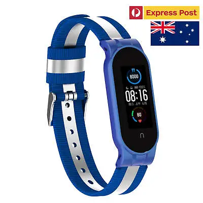 For Xiaomi Mi Band 5 6 Replacement Sport Canvas Wrist Band Watch Strap Belt AU • $12.90