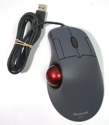 Microsoft Trackball Optical 1.0 PS2 USB Compatible X08-70386 - Tested/Working • $25