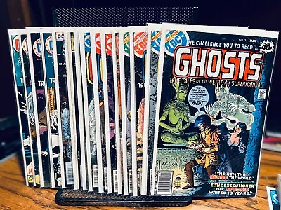 Lot DC Comics GHOSTS - 36 Vintage US Comics From The Bronze Age Era (1970-83) VG • $240