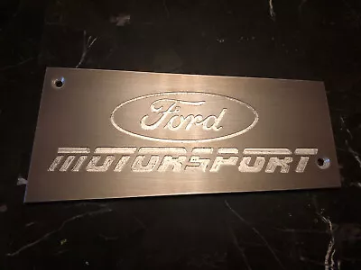 Ford 5.0 Custom Aluminum Intake Manifold Plate Plaque GT40 Mustang Ranger Bronco • $45