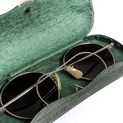 1950's French Military HELICOPTER PILOT SUNGLASSES Steampunk NOS Rockabilly • $99.99