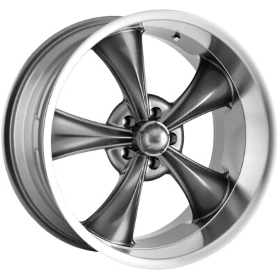 $639.96 • Buy 4-Ridler 695 18x8 5x4.75  +0mm Gunmetal Wheels Rims 18  Inch