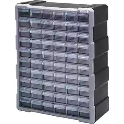 Quantum Storage PDC-60BK 60-Drawer Cabinet 18-3/4  D X 6-1/4  W X 15  H • $68.96