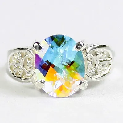 Mercury Mist Topaz 925 Sterling Silver Ladies Ring SR113-Handmade • $97.10