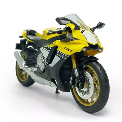 1:12 Scale Yamaha YZF-R1 Motorcycle Model Diecast Motorcycle Toy For Kids Yellow • $24.83