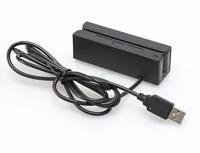 Mini Portable USB Interface MSR100 Magnetic Stripe Credit Card Reader 3Tracks • $20.69