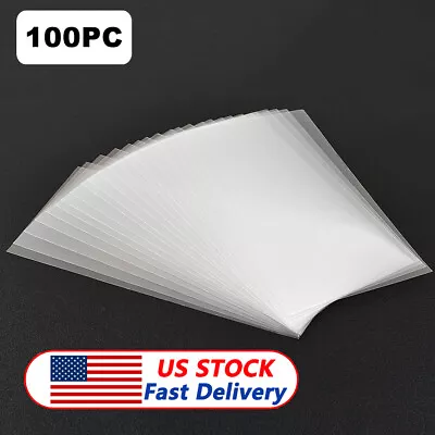 100PCS Currency Sleeves Paper Money Bill Holder Banknote Storage Protector Case • $7.39